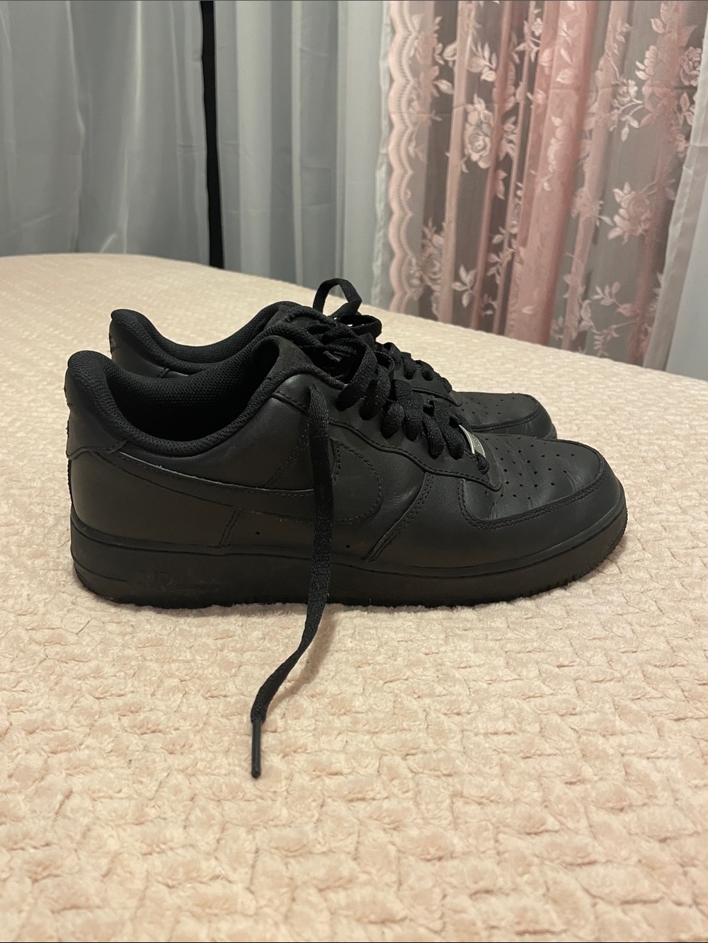 Nike AF1 Men's All-Black Low-Top Sneakers